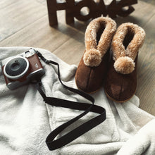 Load image into Gallery viewer, Suede Slipper Boots in Chestnut - JosieBear