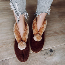 Load image into Gallery viewer, Suede Slipper Boots in Chestnut - JosieBear