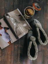 Load image into Gallery viewer, Suede Slipper Boots in Cadet Grey - JosieBear