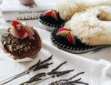 Load image into Gallery viewer, Natural Fur Embroidered Moccasin Slippers Lucky Dip - JosieBear