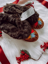 Load image into Gallery viewer, Dark Fur Sheepskin Moccasins
